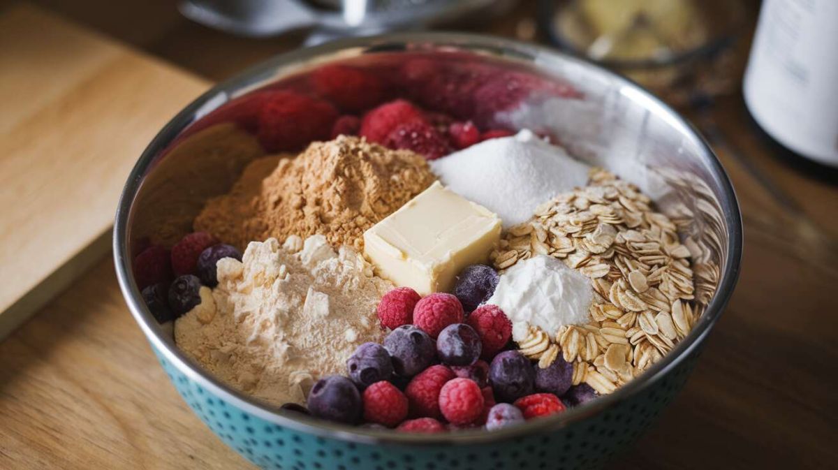 Crumble de fruits rouges express : une douceur estivale