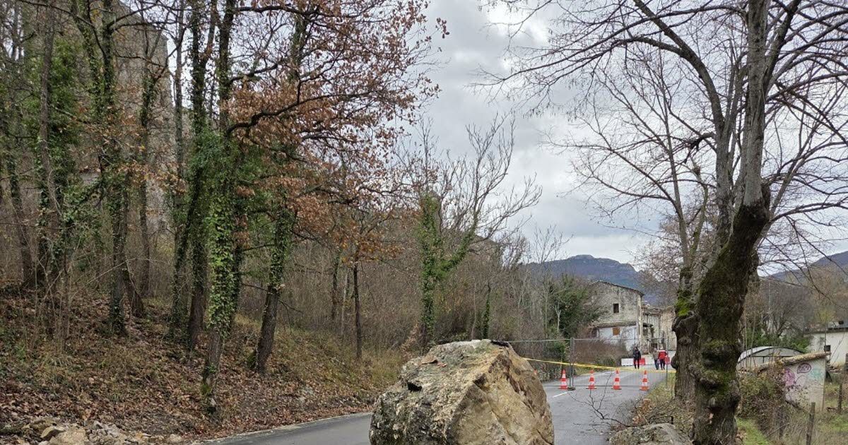 Le rocher de Sainte-Jalle bientôt retiré : un soulagement pour le village
