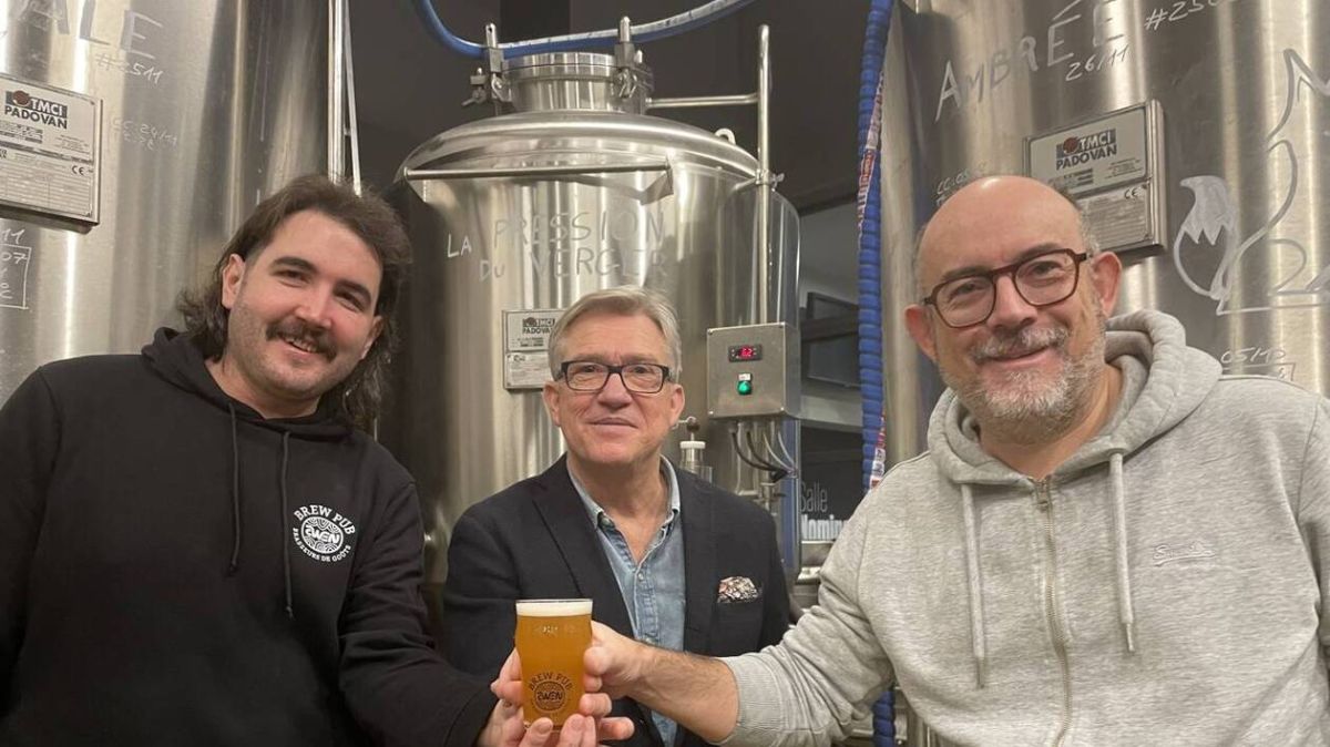 Une bière de Noël surprenante emprunte le jardin des pommes oubliées à Vannes