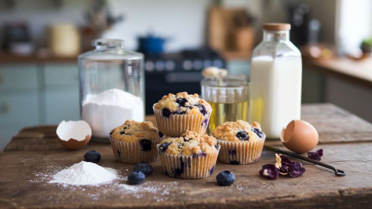 Muffins aux myrtilles : une douceur estivale à savourer