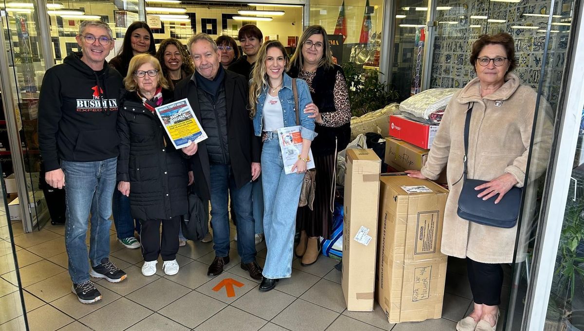 Solidarité portugaise à Clermont-Ferrand après la tempête Kristin