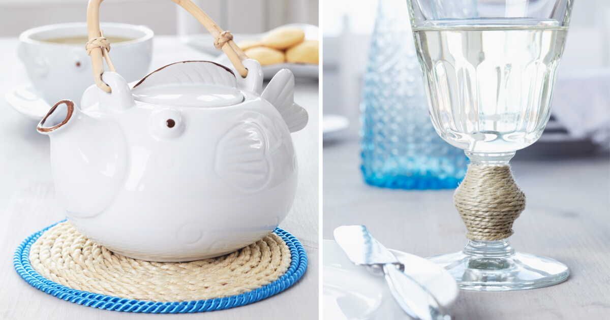 la déco de table : réinventez votre style avec de la corde