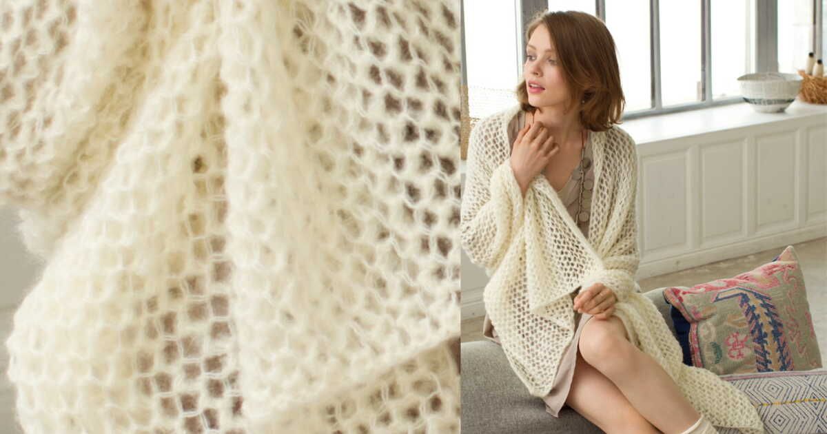 L'élégance intemporelle du châle au point de bourse