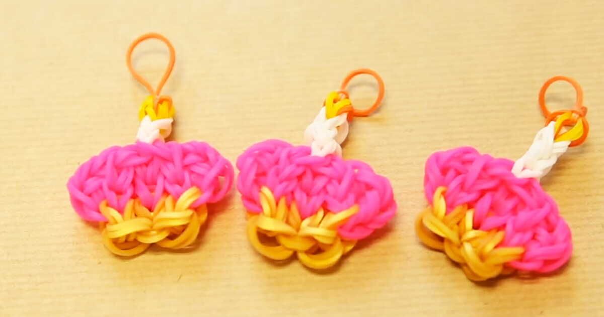 L'art du Rainbow Loom : créez votre propre charm cupcake
