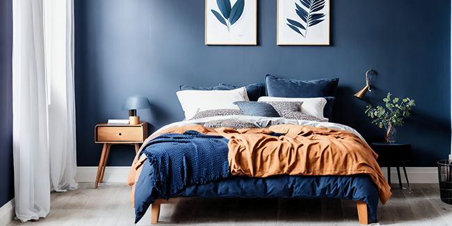 Des couleurs à choisir pour une chambre apaisante