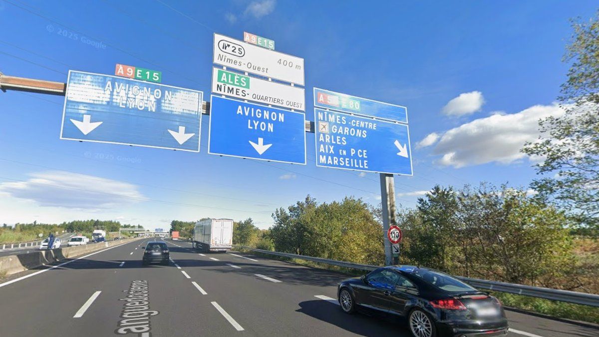Fermeture de l'échangeur Nîmes Ouest : des travaux impactent la circulation sur l’A9 et A54