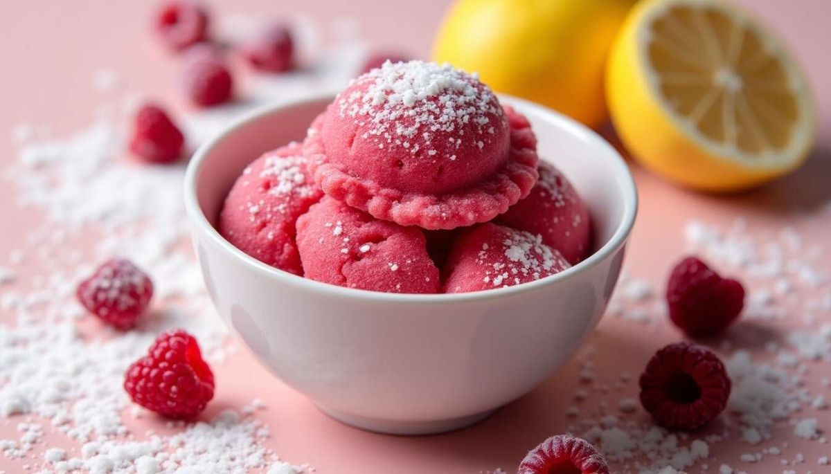 Un sorbet à la framboise irrésistible avec Monsieur Cuisine