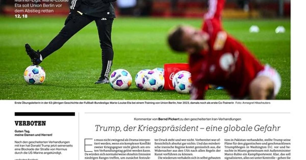 Marie-Louise Eta, pionnière du football masculin en Bundesliga