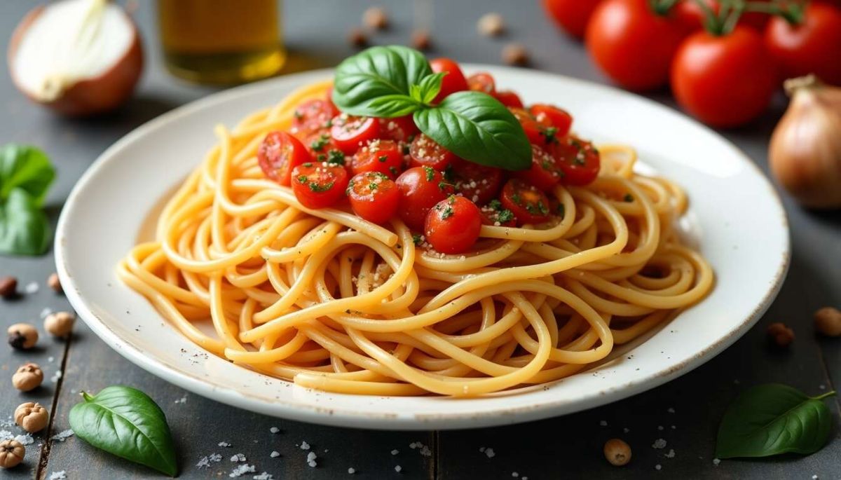 Spaghettis à la sauce tomate : un ravissement pour les papilles