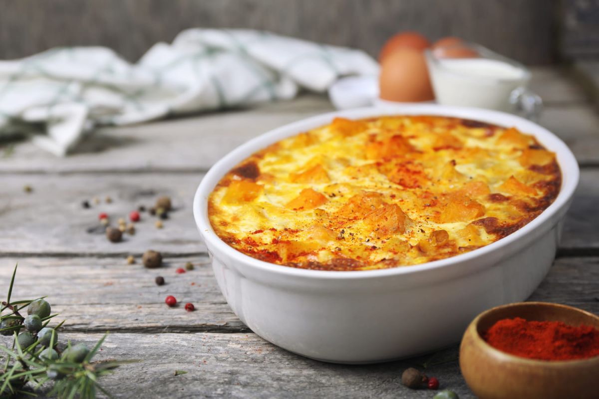 Découvrez le gratin de courge butternut revisité par Laurent Mariotte
