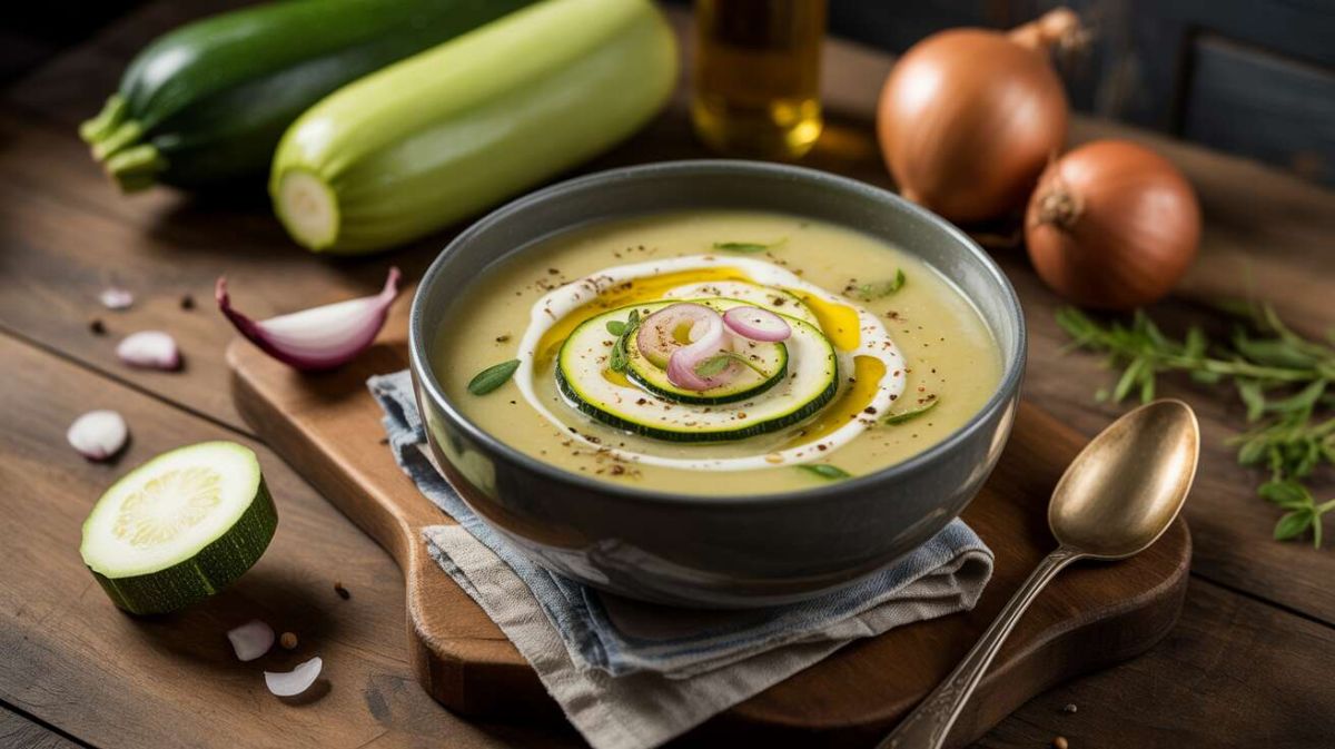 Soupe onctueuse de courgettes et fromage frais, un délice à découvrir