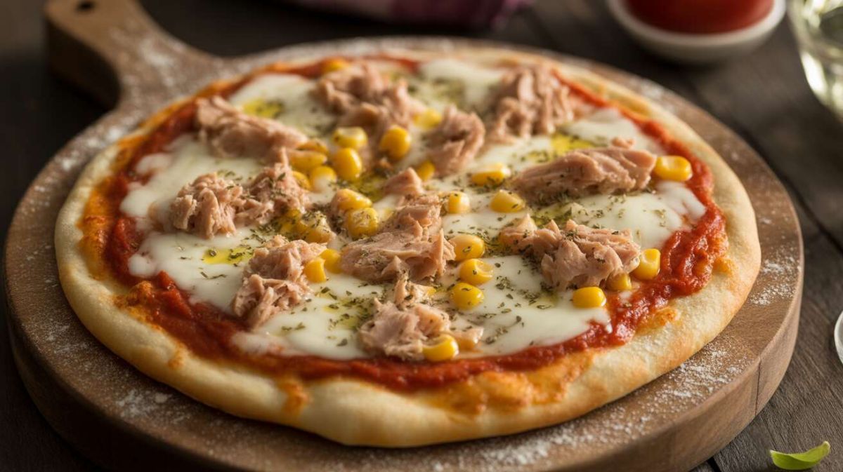 Une pizza légère au thon et maïs pour un festin healthy