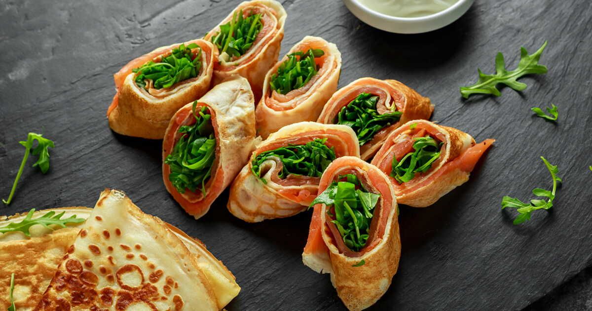 Galette roll au saumon fumé de Cyril Lignac : l'entrée parfaite pour les fêtes prête en moins de 15 minutes