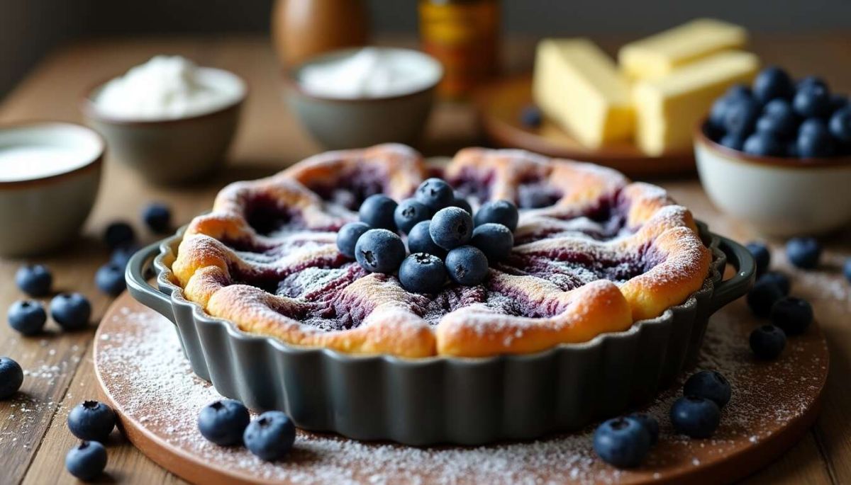 Un clafoutis aux myrtilles irrésistible : la recette simple à ne pas manquer