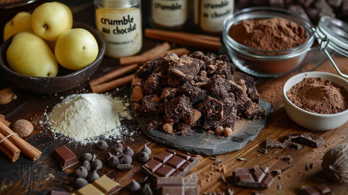 Crumble au chocolat : une douceur incontournable à réaliser chez soi