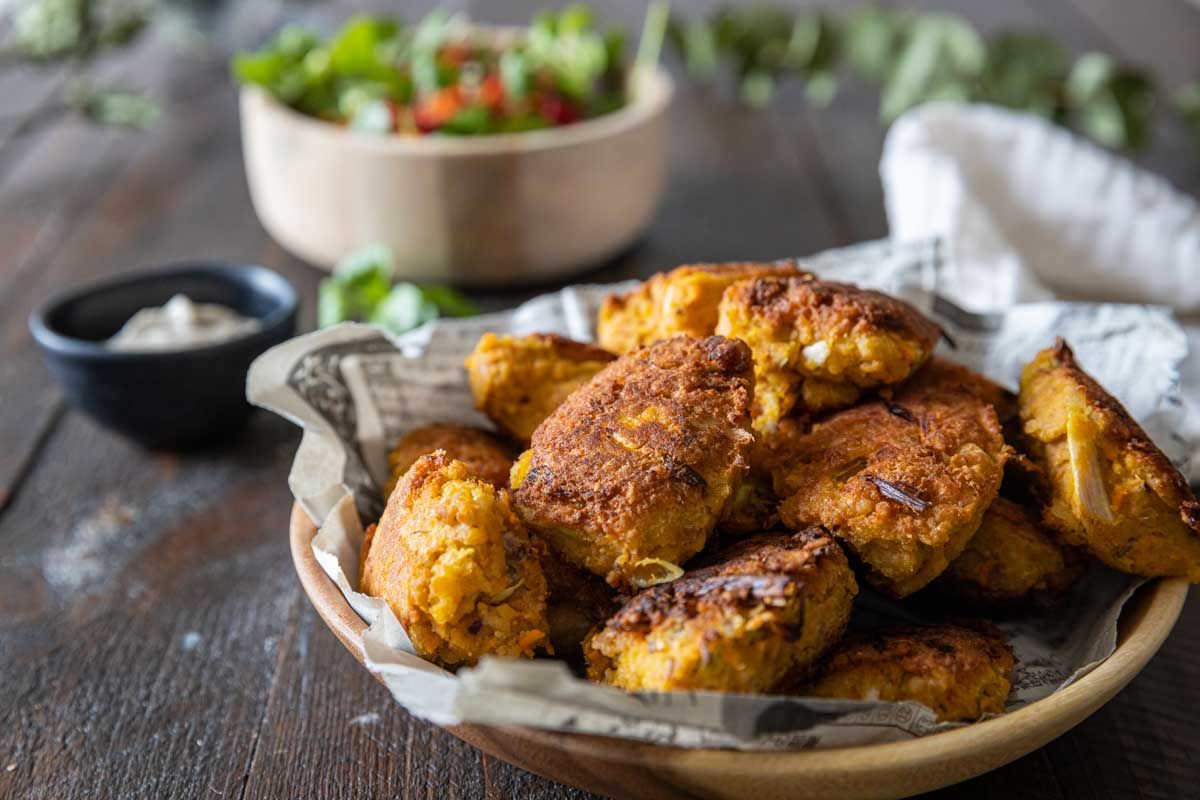 Croustillants nuggets végétariens aux pois chiches