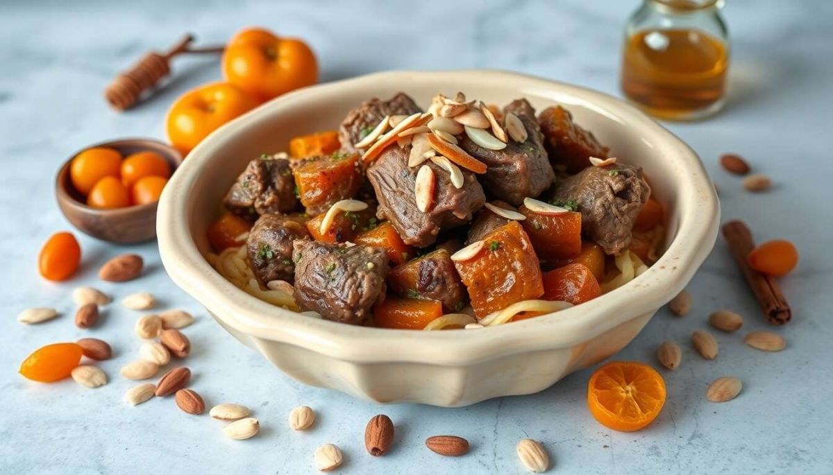 Tajine d'agneau aux abricots secs : un voyage culinaire marocain