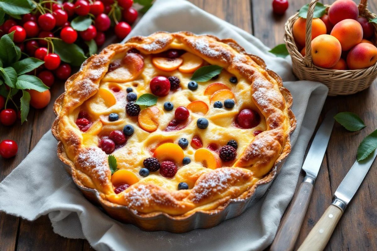 Clafoutis aux fruits du marché : une douceur estivale à savourer