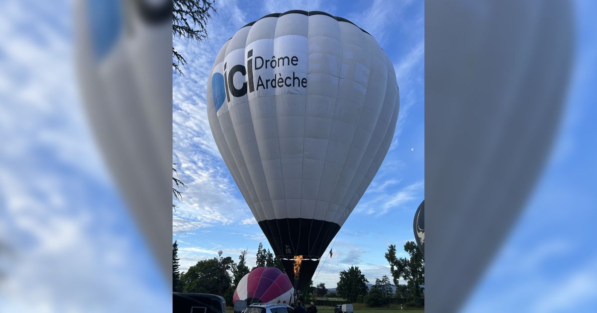 Un premier vol magistral pour la montgolfière ICI Drôme Ardèche