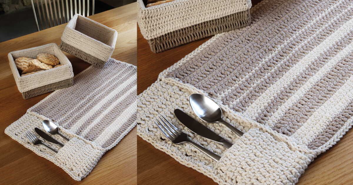 Un set de table au crochet