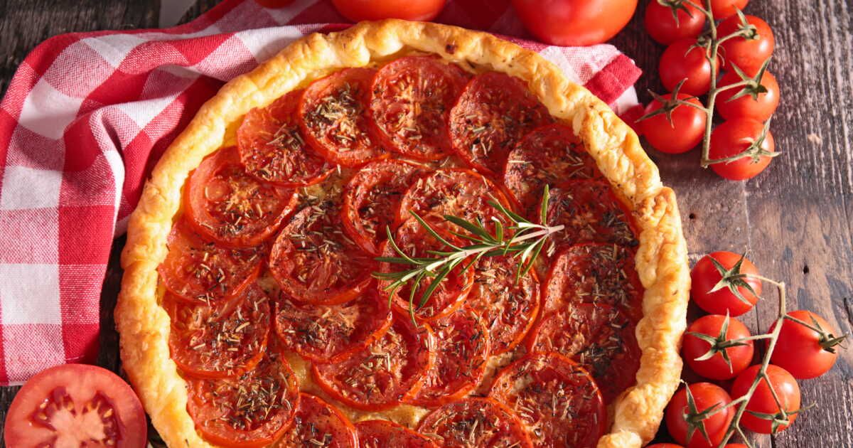 Une tarte aux tomates estivale qui fait chavirer les papilles