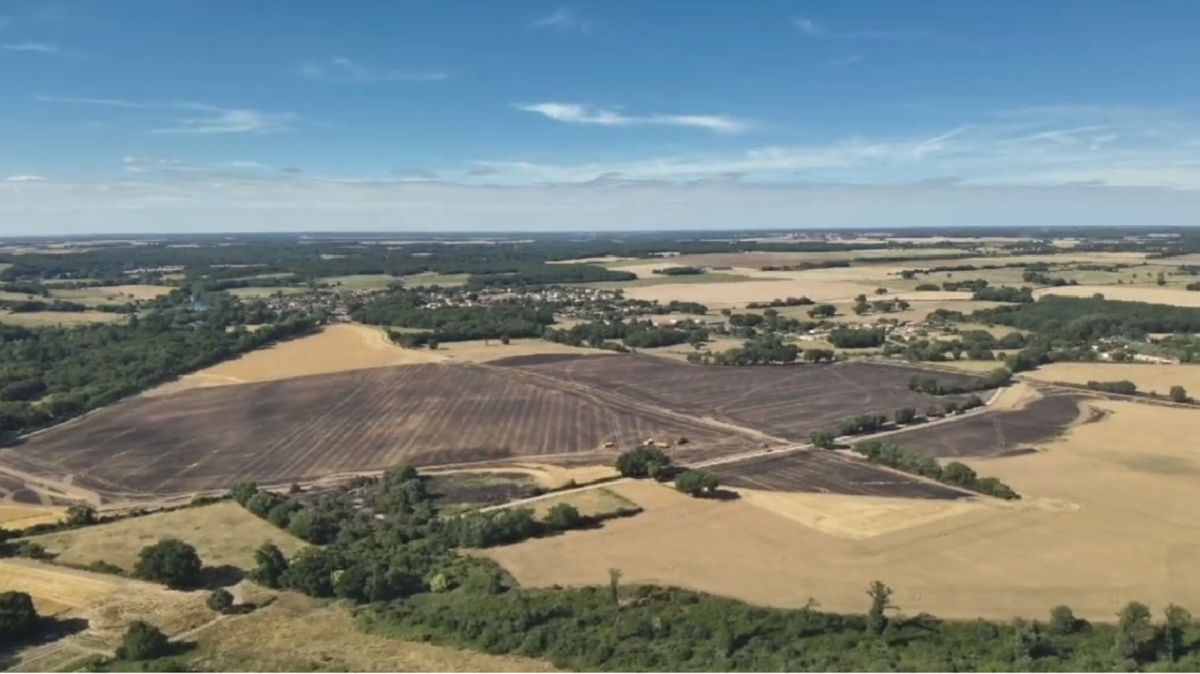 Incendie agricole en Vienne : 30 hectares ravagés à Jouhet