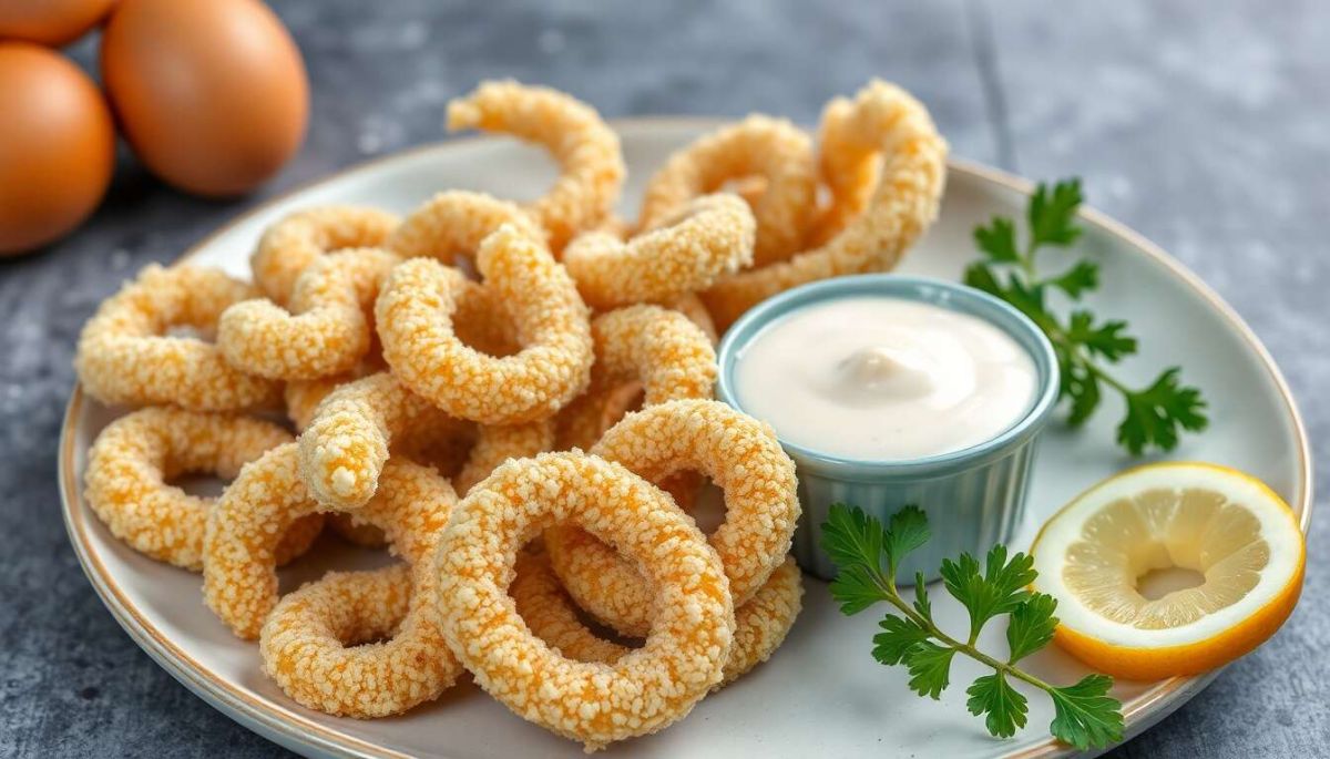Savourez des calamars frits à la sauce tartare : une recette irrésistible