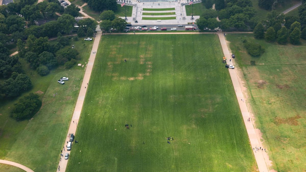 Des chiffres énigmatiques au National Mall : une enquête sur un possible acte de vandalisme
