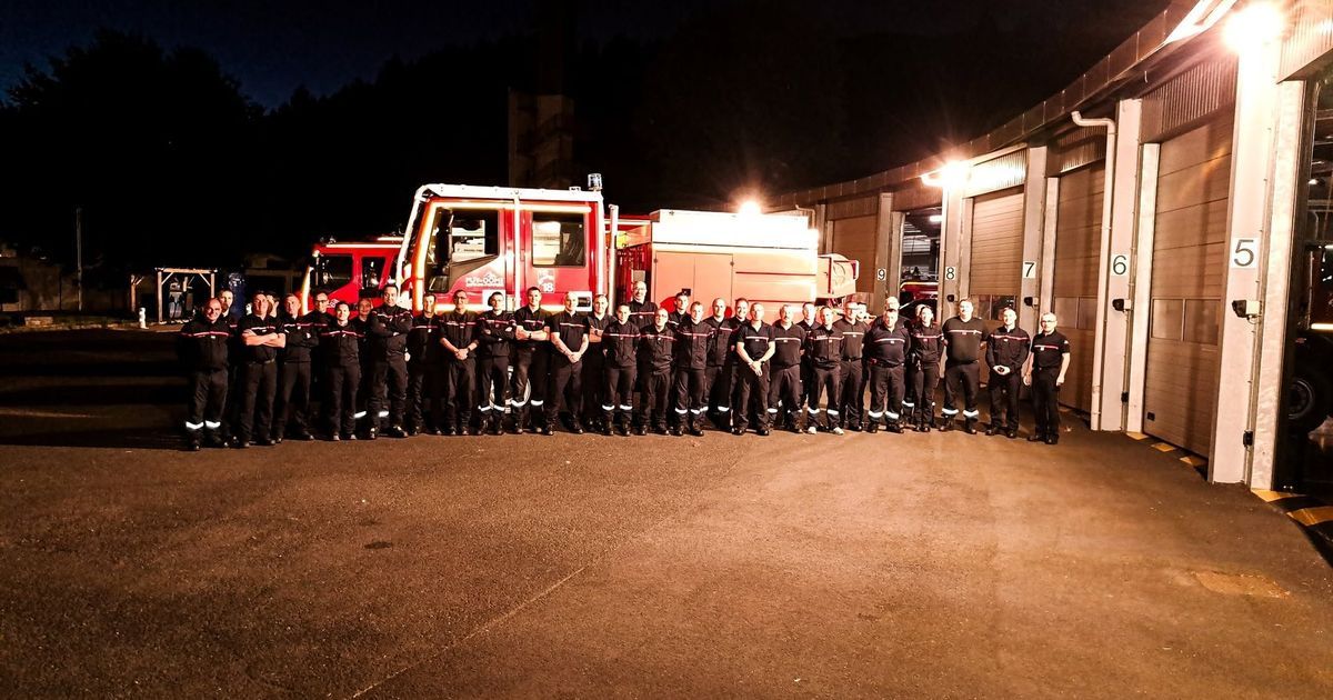 Des pompiers auvergnats unissent leurs forces pour le sommet du G7 en Haute-Savoie