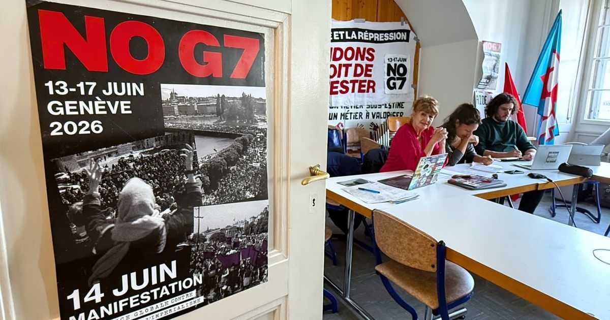 Une marche pacifique pour le climat : le rassemblement No-G7 à Genève