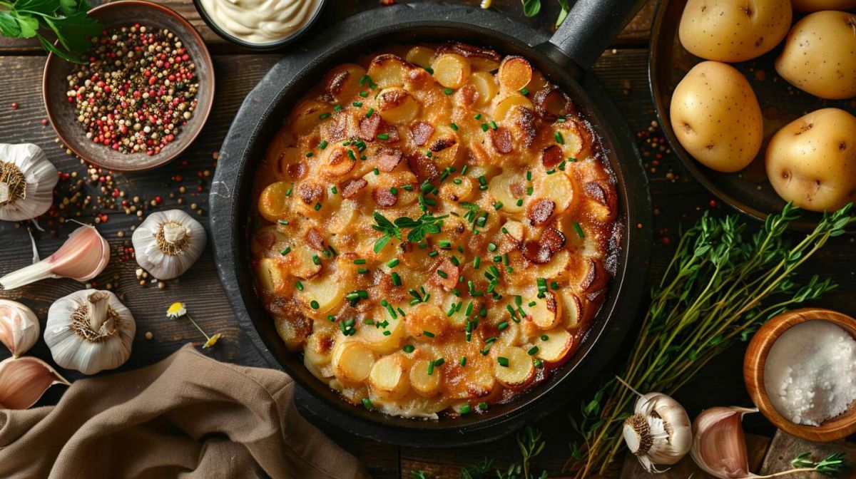la tartiflette à la poêle : un régal hivernal à partager