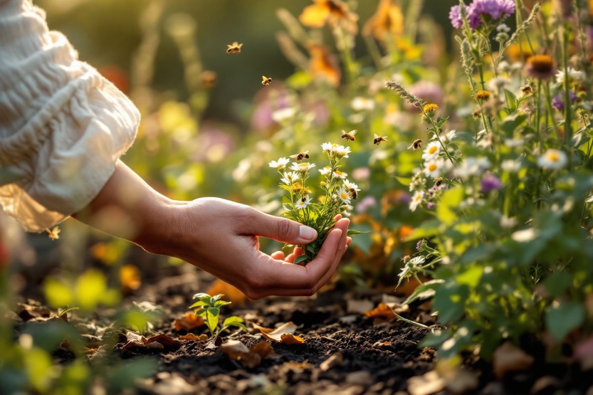 Ce coin de potager sauvage qui sublime les récoltes et enchante la biodiversité