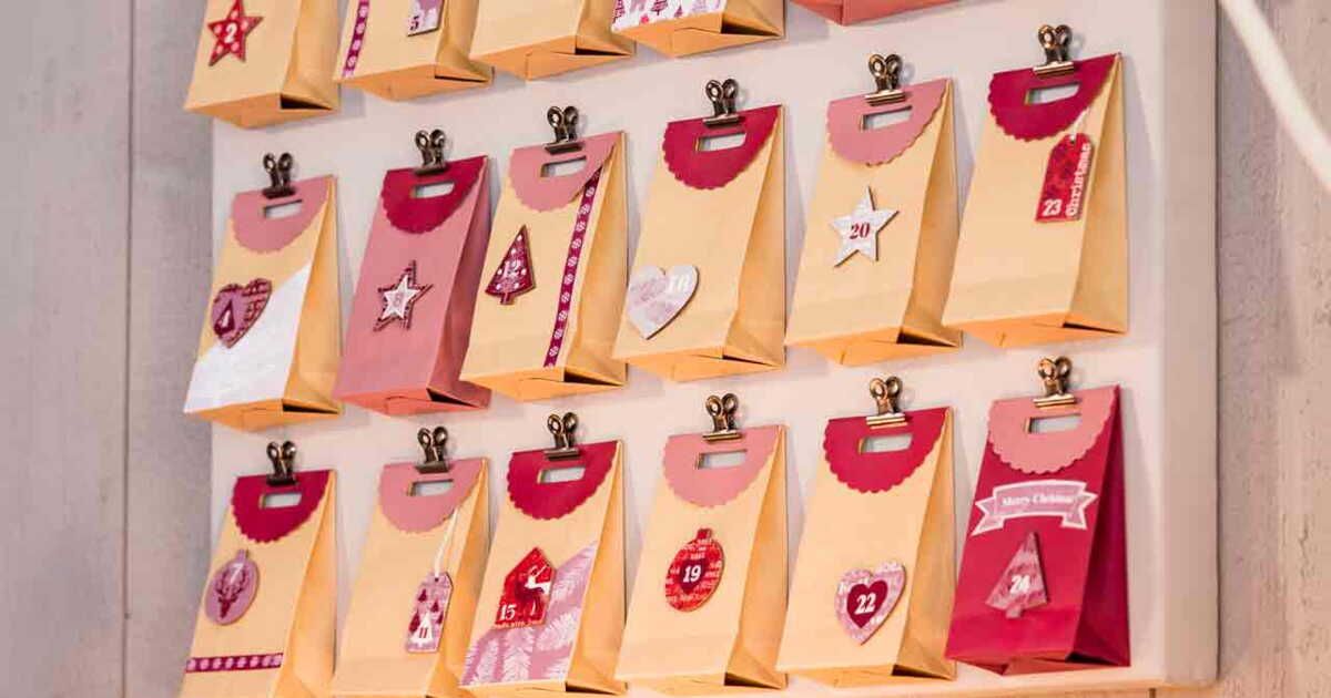 La magie du calendrier de l'Avent dans des pochettes surprises