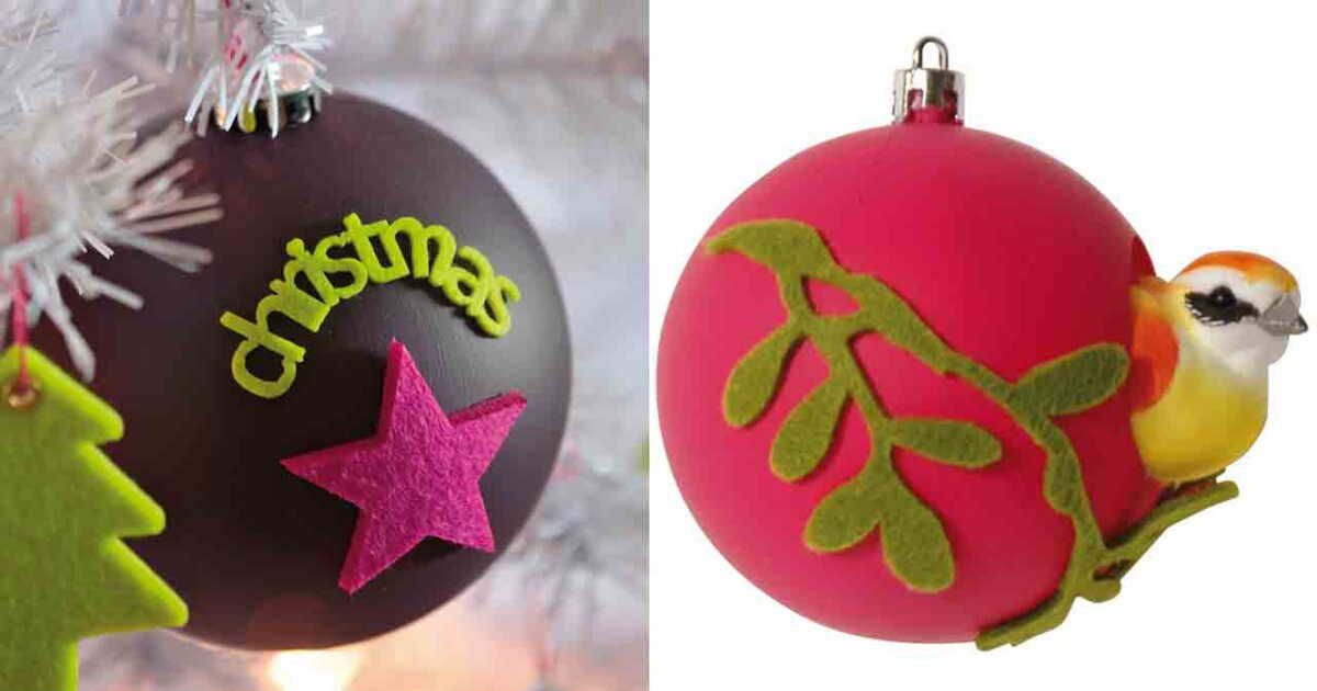 Des boules de Noël en feutrine : un projet créatif accessible à tous