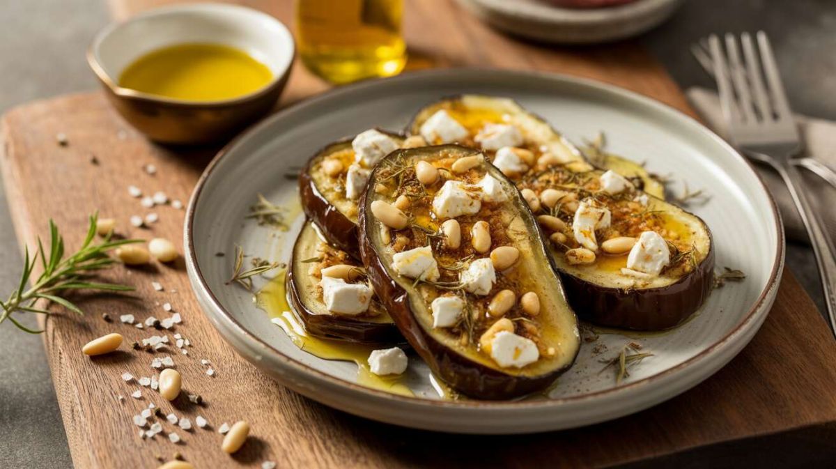 Aubergines grillées à la feta : un plat qui impressionne à tous les coups