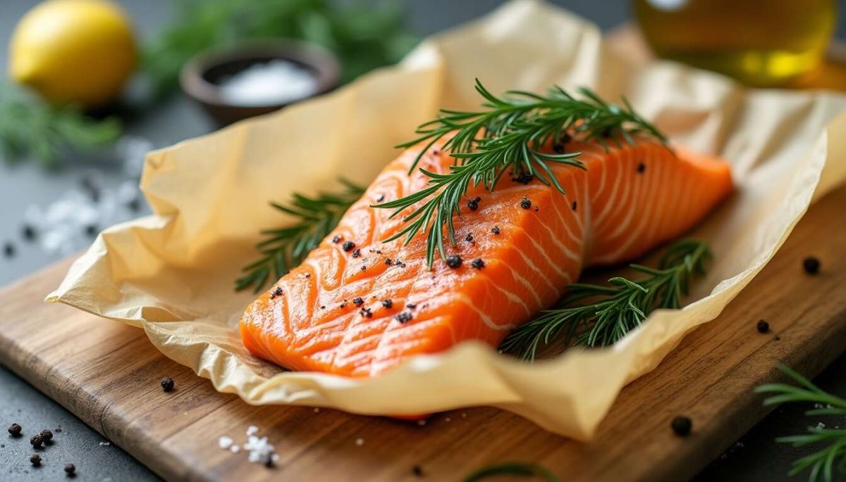 Découvrez la délicatesse du saumon surgelé en papillote