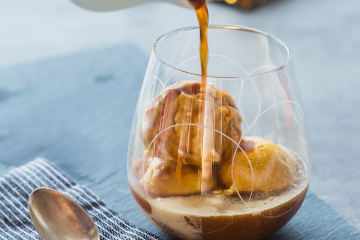 Affogato al caffè