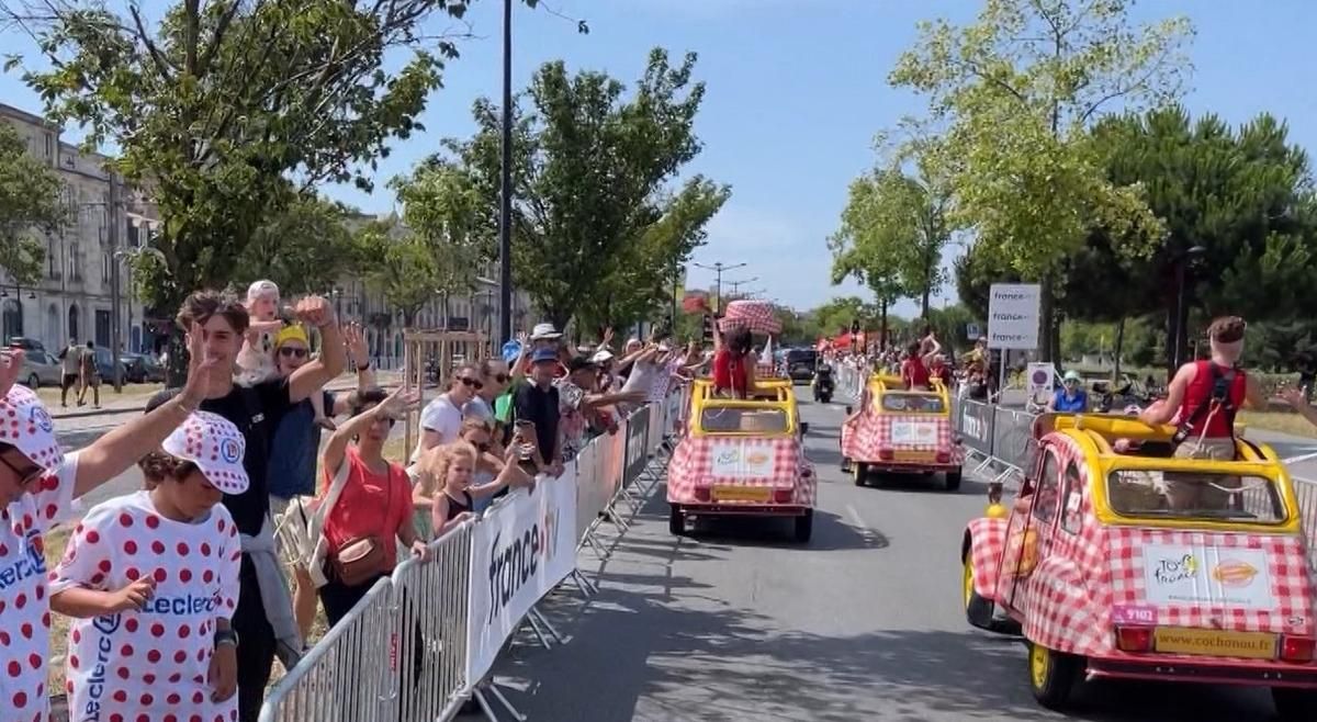 Tour de France à Bordeaux : la canicule en première ligne
